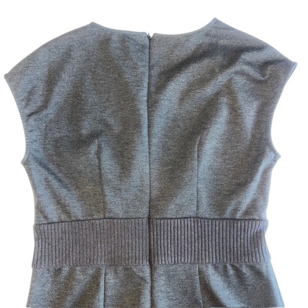 NWT SPENSE Sheath Dress Workwear Career Buttons Charcoal Gray Size Med - Picture 7 of 13